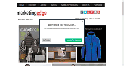 Desktop Screenshot of marketingedgemagazine.com