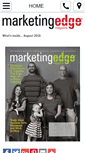 Mobile Screenshot of marketingedgemagazine.com